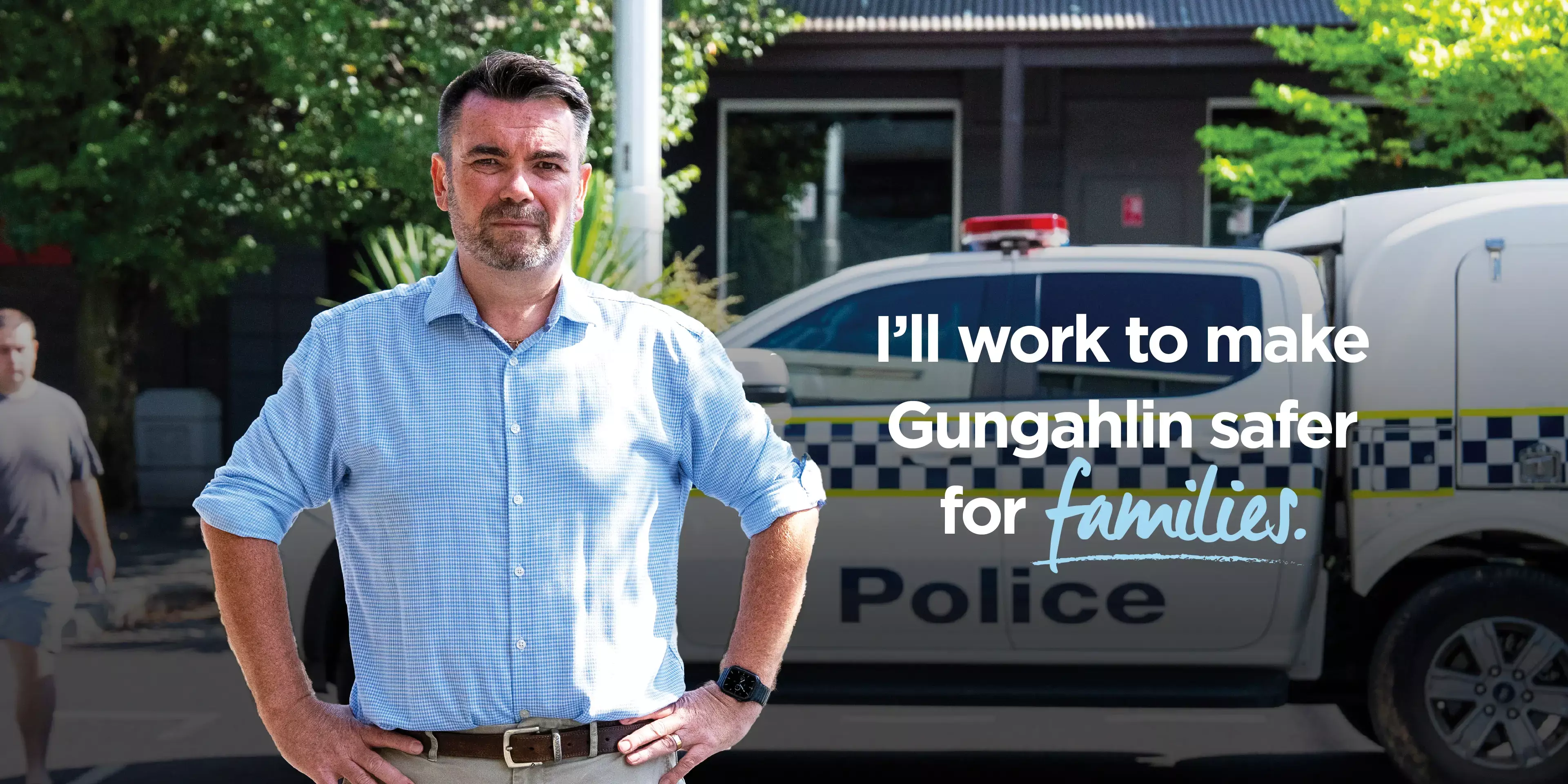 I'll work to make Gunfahlin safer for families.